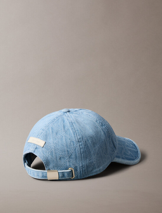 Monogram Quilted Denim Baseball Cap