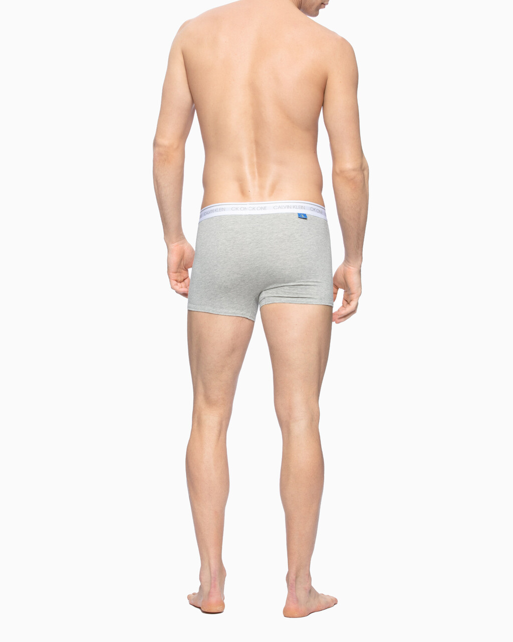 CK One Cotton Trunks, Grey Heather, hi-res