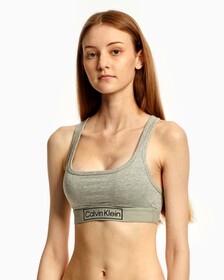 REIMAGINED HERITAGE BRALETTE, Grey Heather, hi-res