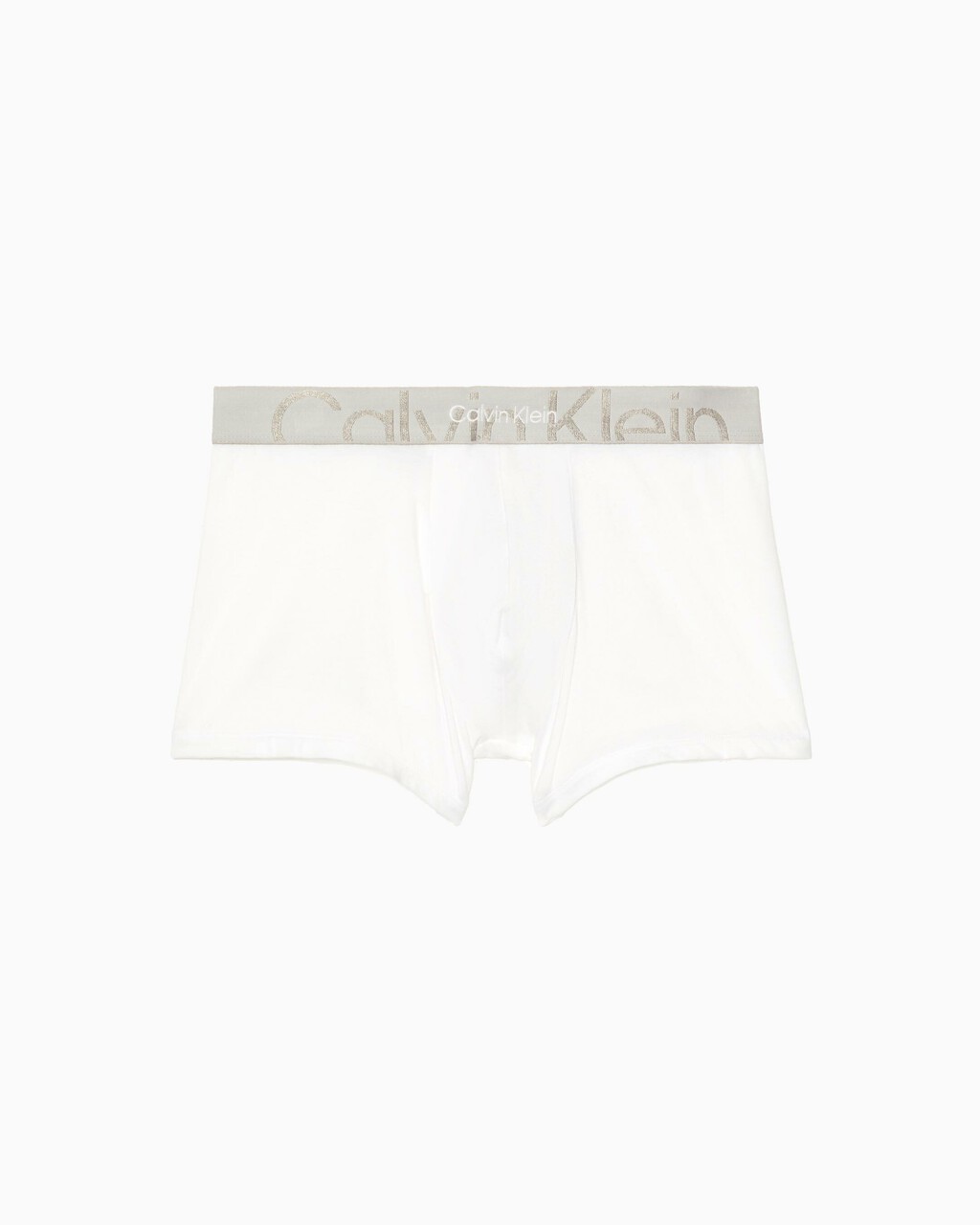 Embossed Icon Cotton Trunks, White, hi-res