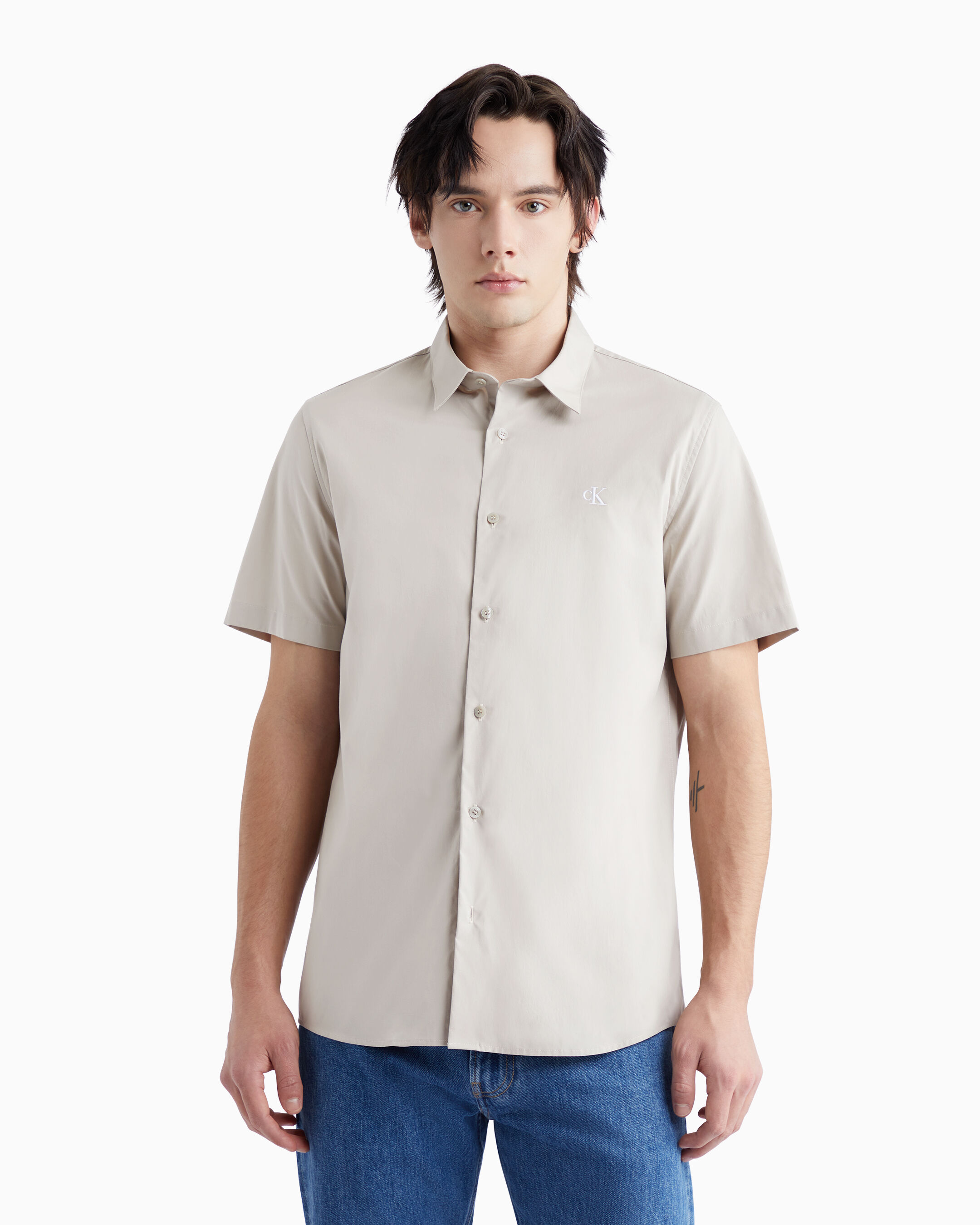 Tonal Monogram Short Sleeve Shirt
