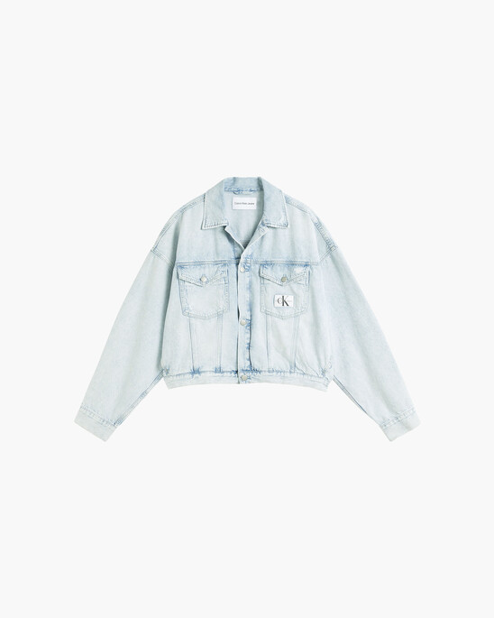 OVERSIZED CROPPED DENIM JACKET