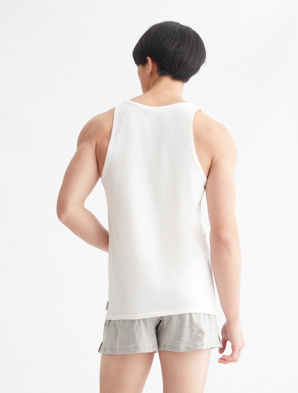 Icon Cotton Stretch Tanks 2 Pack, White/White, hi-res