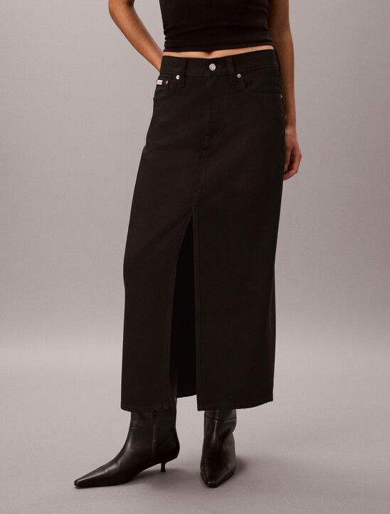 Denim Maxi Skirt