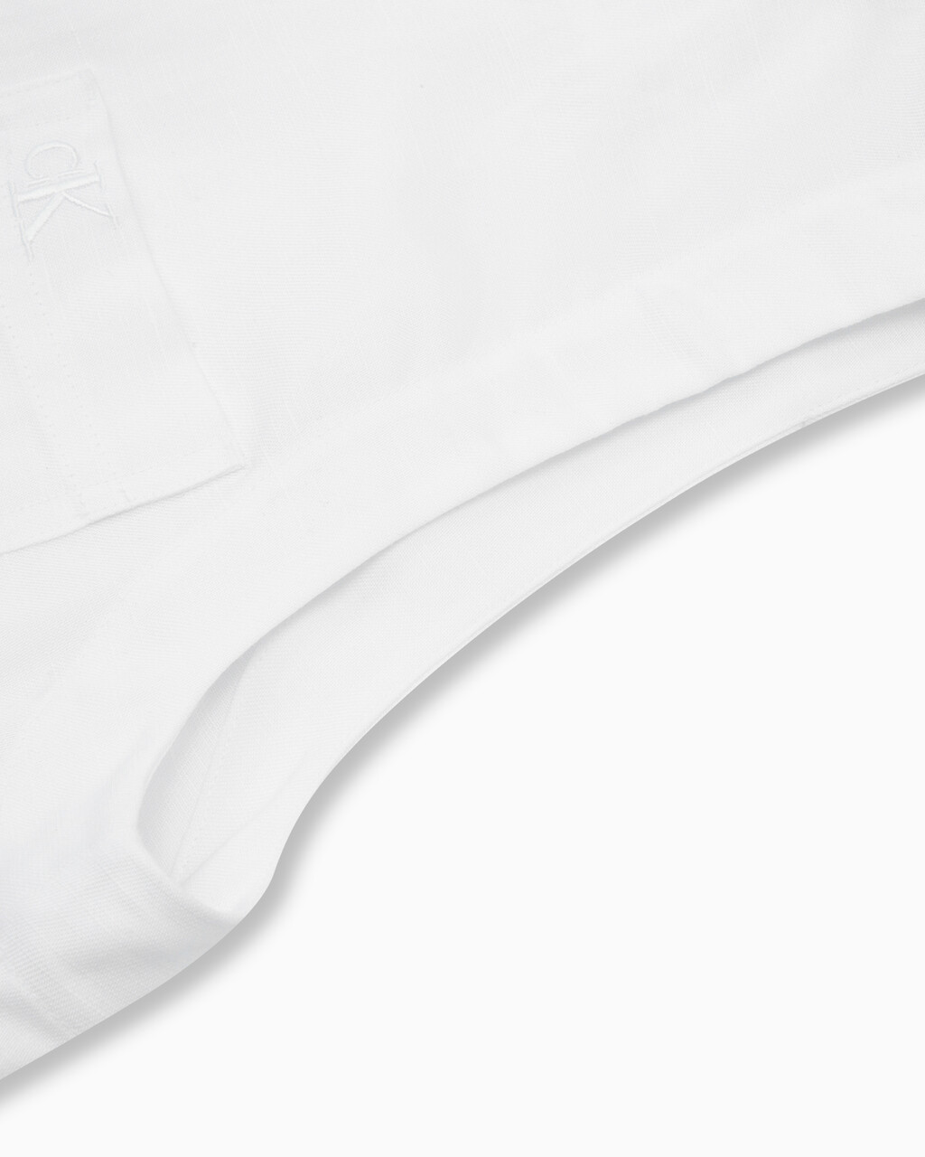 Summer Textures Side Tie Sleeveless Shirt, Bright White, hi-res