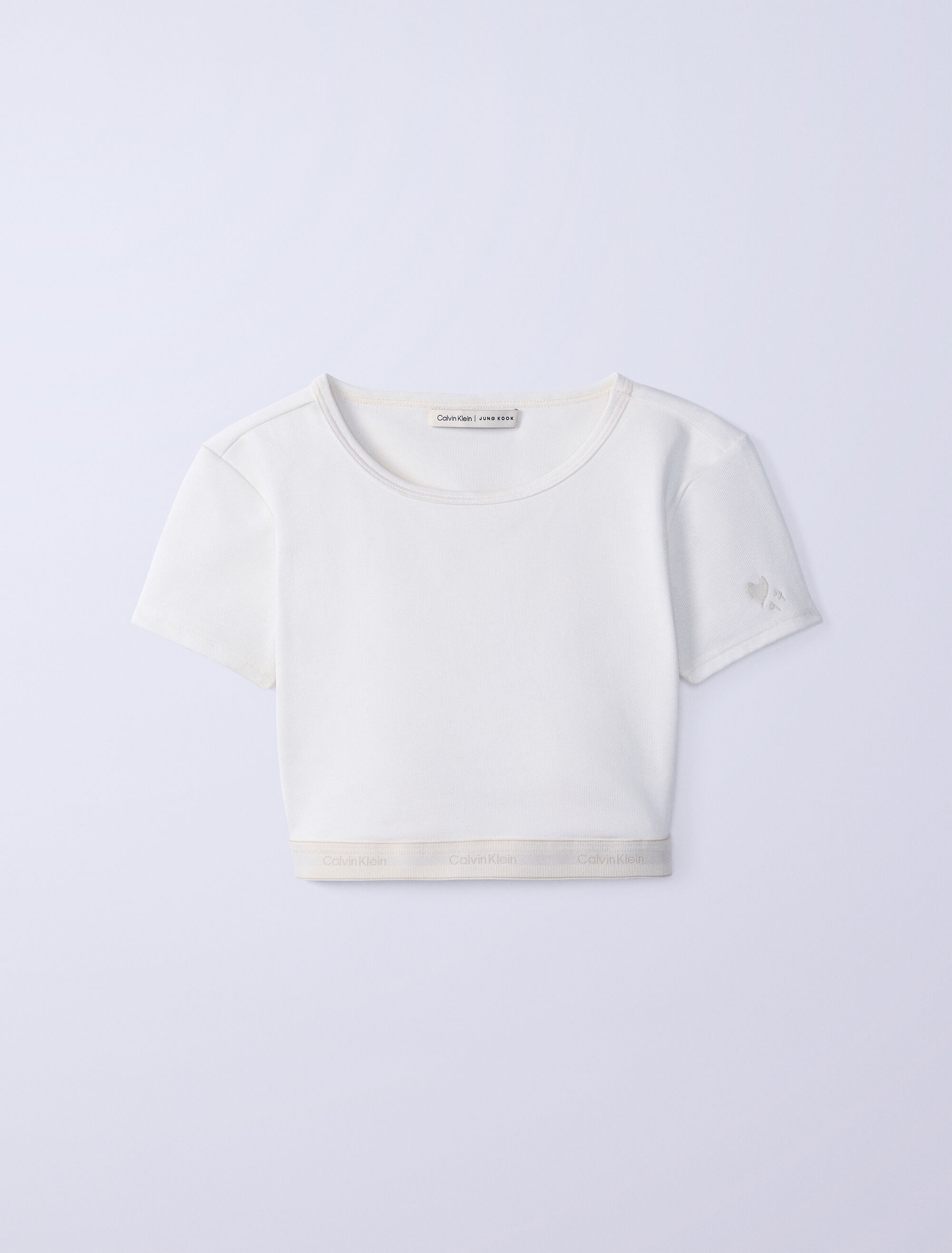 Jung Kook for Calvin Klein Heritage Cotton Lightly Lined T-Shirt