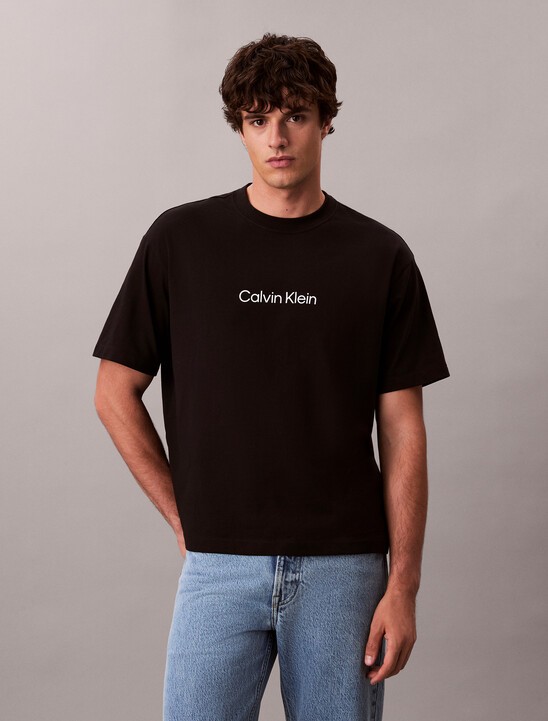 Calvin Logo Crew Neck Tee