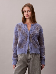 Soft Argyle Relaxed Cardigan, Dusty Sailor Blue, hi-res