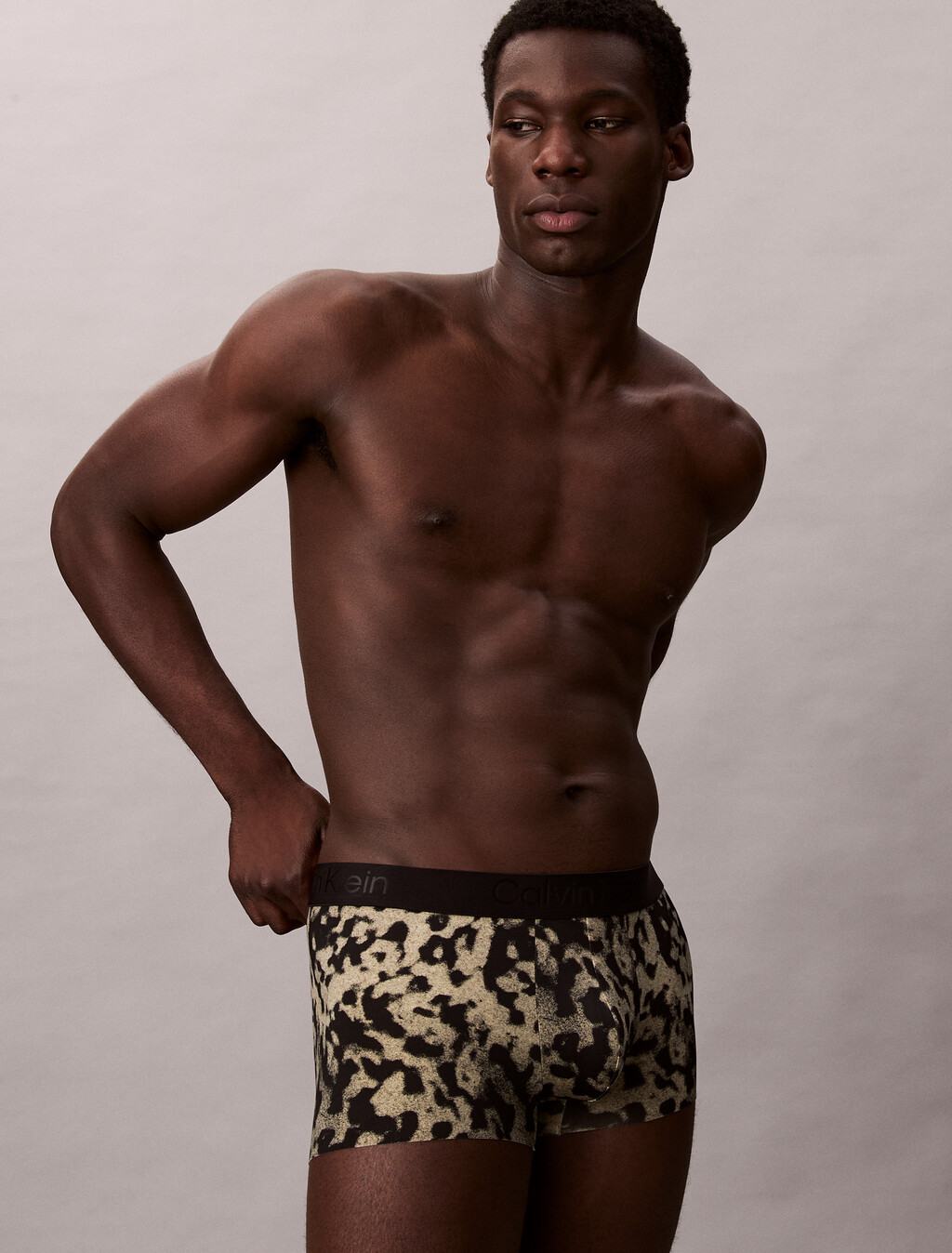 Low Rise Trunks - CK Black, TINY WILD CINDERS PRINT_LUNAR, hi-res