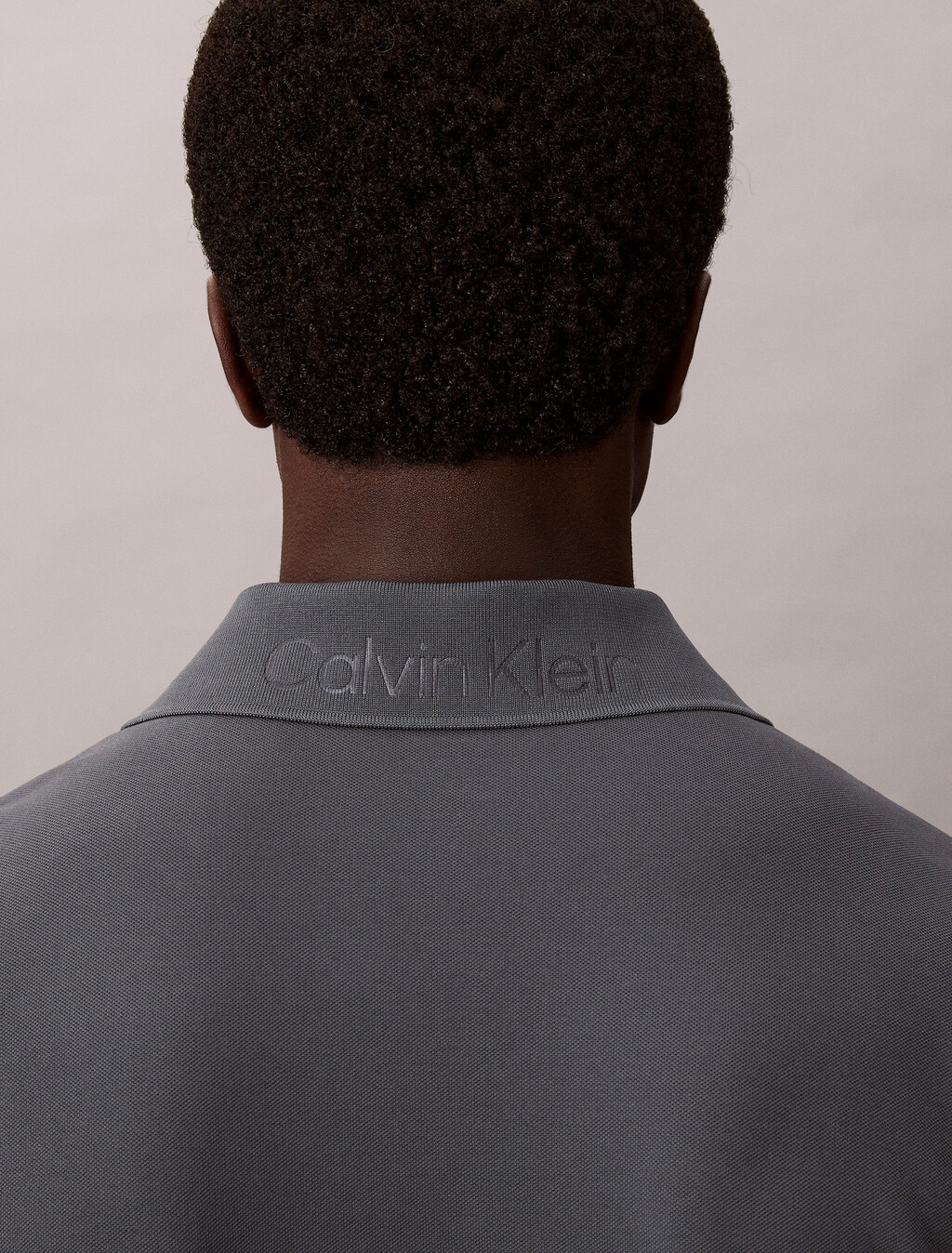 Cotton Blend Pique Polo Shirt, Harlem Night Blue, hi-res