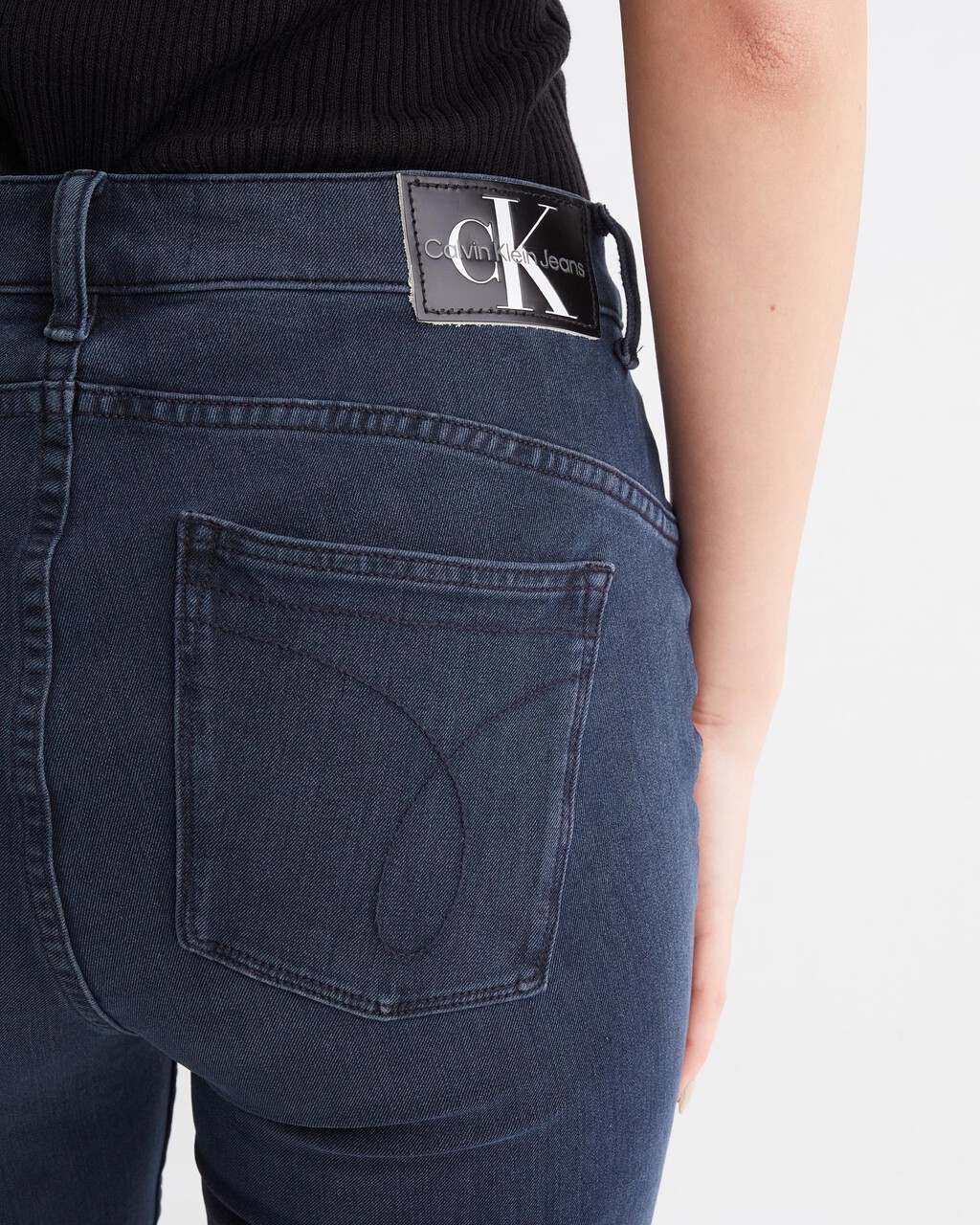 ULTIMATE STRETCH HIGH RISE SKINNY ANKLE BODY JEANS, Blue Black Rwh, hi-res