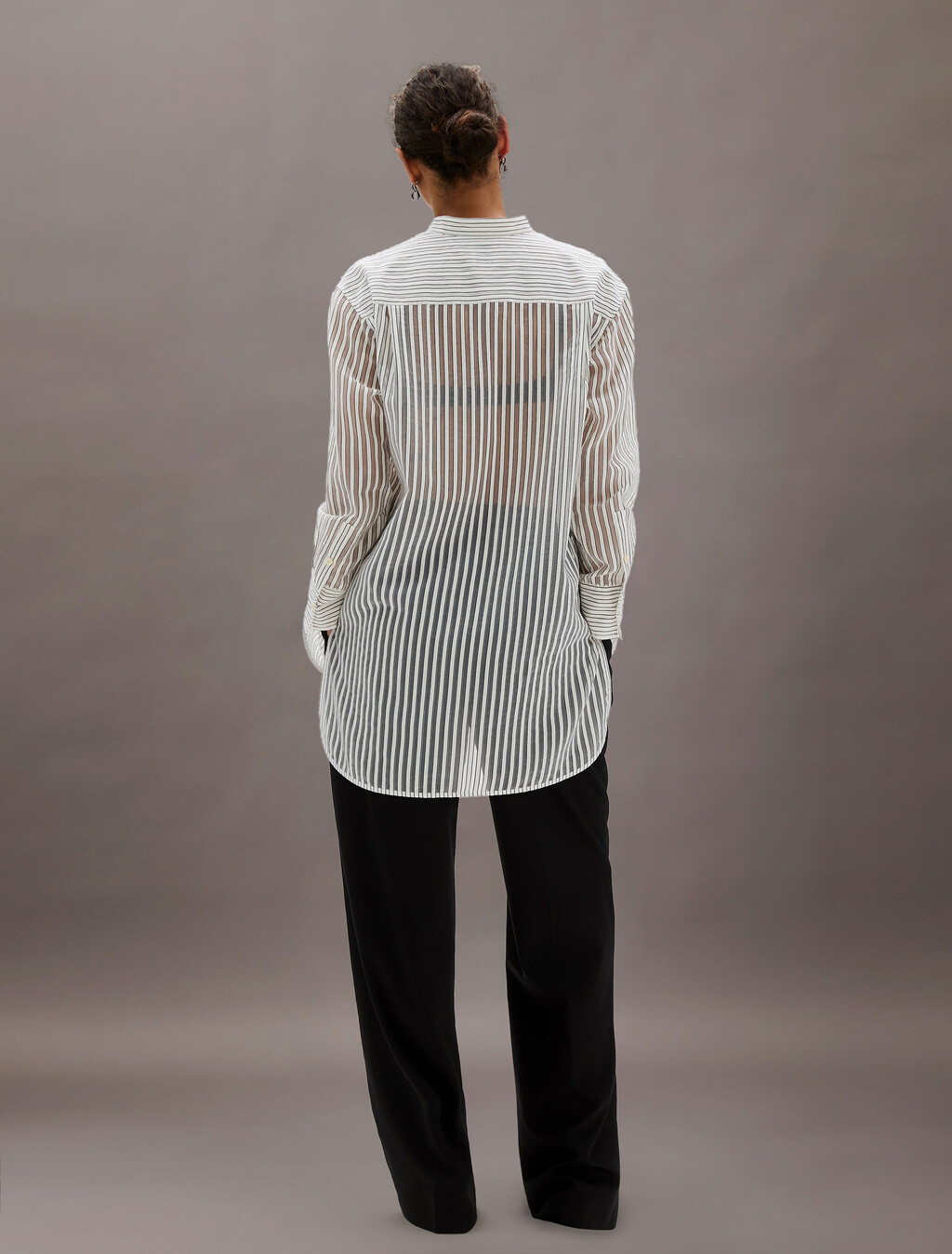 Jacquard Stripe Popover Shirt, 18814 As Header+Ipeker Stripe, hi-res