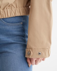 ARCHIVAL NEUTRALS BIKER JACKET, Travertine, hi-res