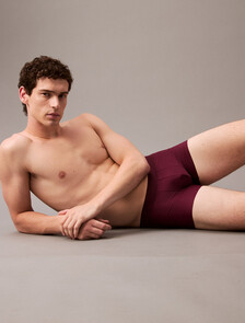 CK Black Low Rise Trunks, Purple Glo, hi-res