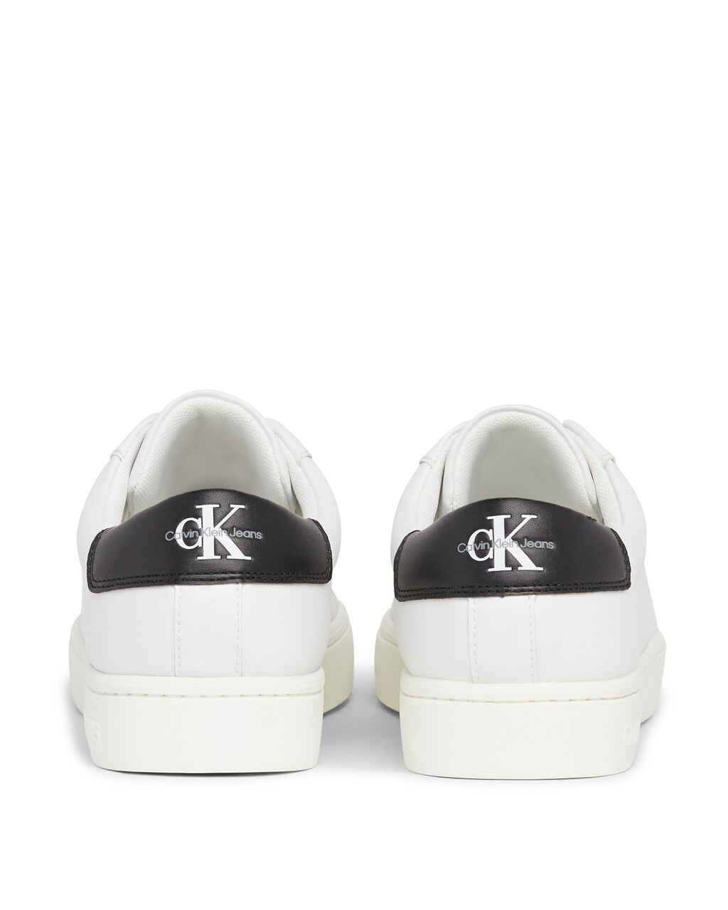 Leather Trainers, Bright White/Black, hi-res