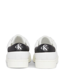 Leather Trainers, Bright White/Black, hi-res