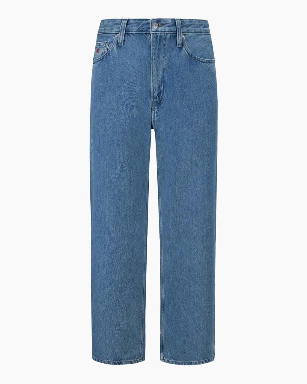 CK ONE ANKLE LENGTH WIDE JEANS, Denim Medium, hi-res