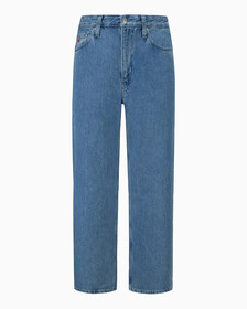 CK ONE ANKLE LENGTH WIDE JEANS, Denim Medium, hi-res