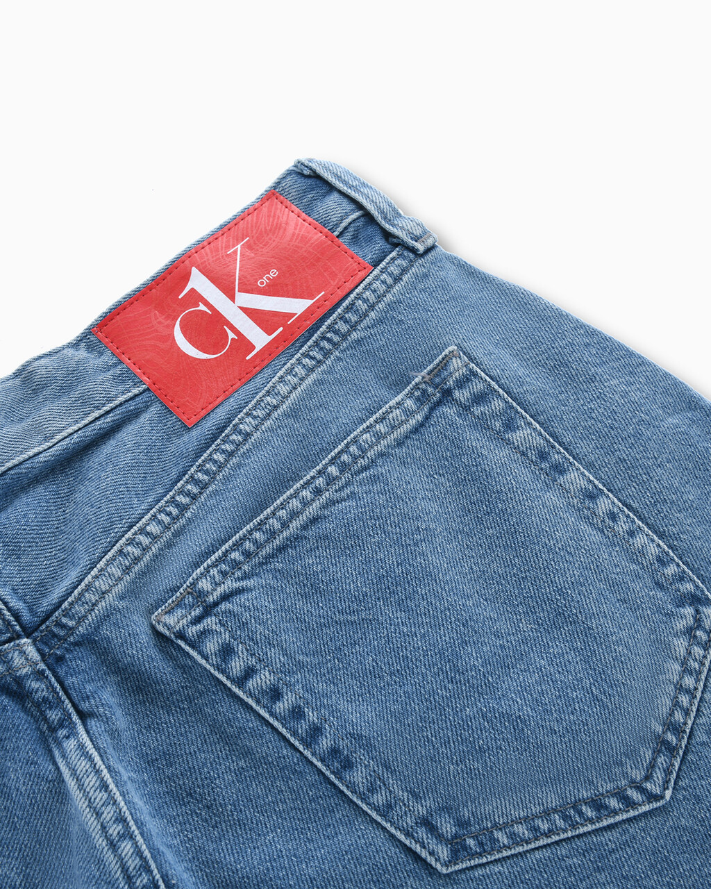 CK ONE ANKLE LENGTH WIDE JEANS, Denim Medium, hi-res