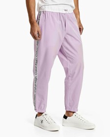 Unisex Color Tape Joggers, Lavendula, hi-res