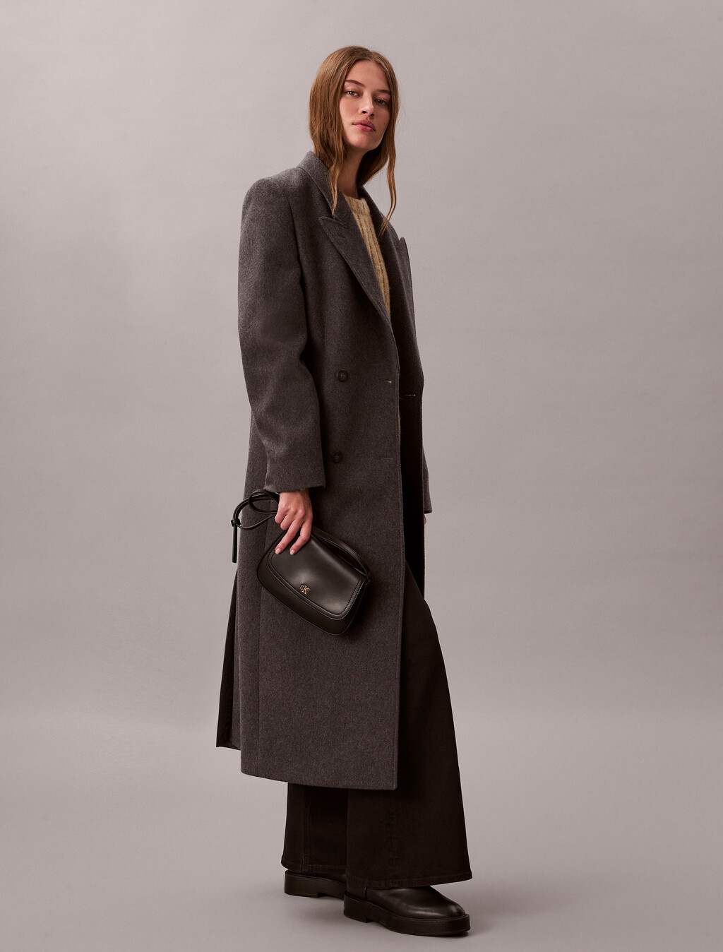 Monogram Plaque Camera Bag, Black, hi-res