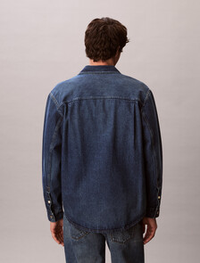 90s Denim Overshirt, HORIZON, hi-res