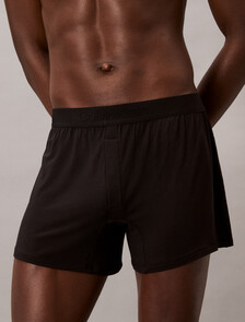 Ultra Soft Modal Slim Boxer, Black, hi-res