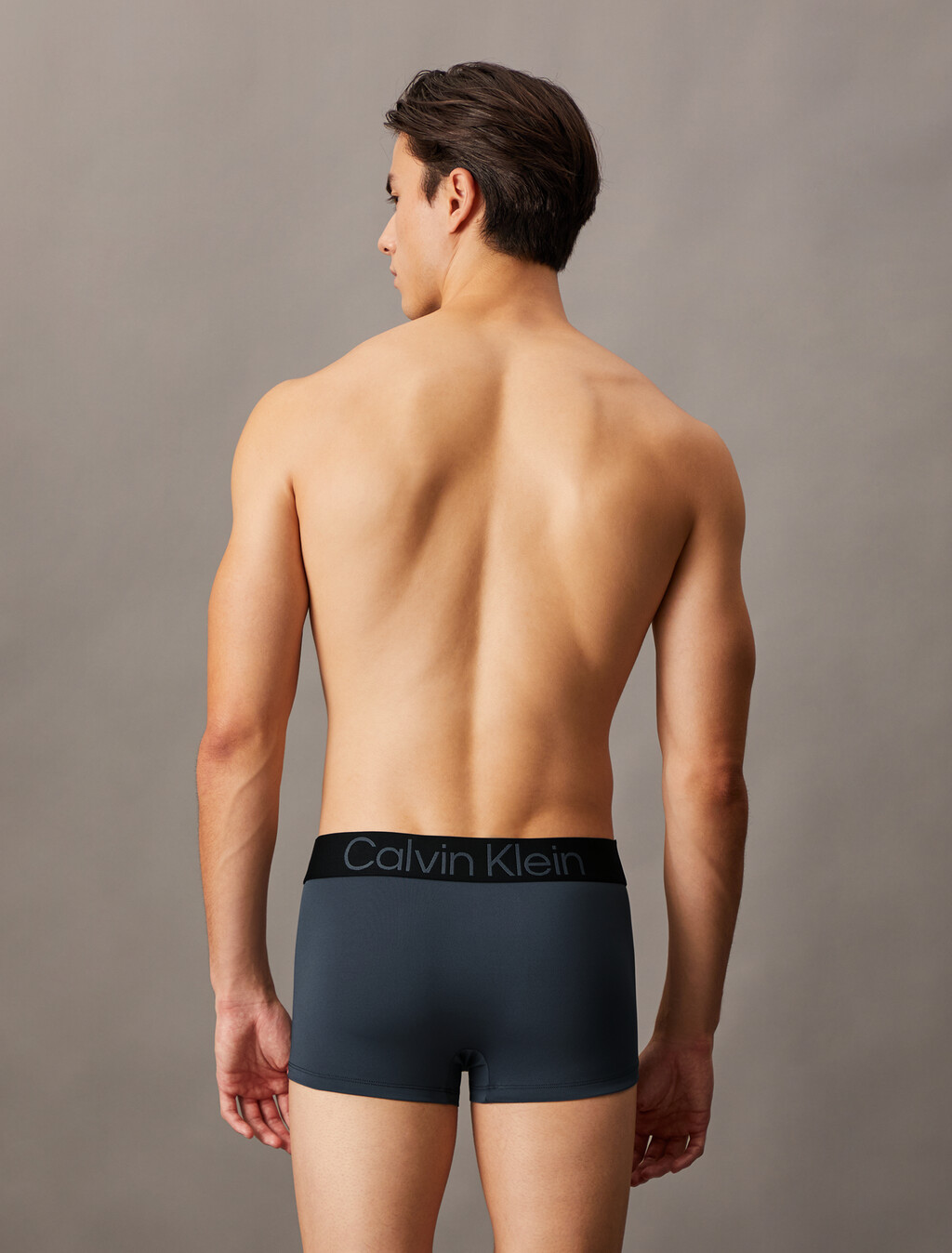 Bold Logo Low Rise Trunks 3 Pack, BLACK/  TURBULENCE/  WOLF GREY, hi-res