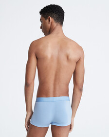 CK Black 3 Pack Low Rise Trunks, Bel Air Blue/Vaporous Gray/Rabbit, hi-res