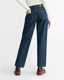 Recycled 90S Straight Jeans, Denim Rinse, hi-res