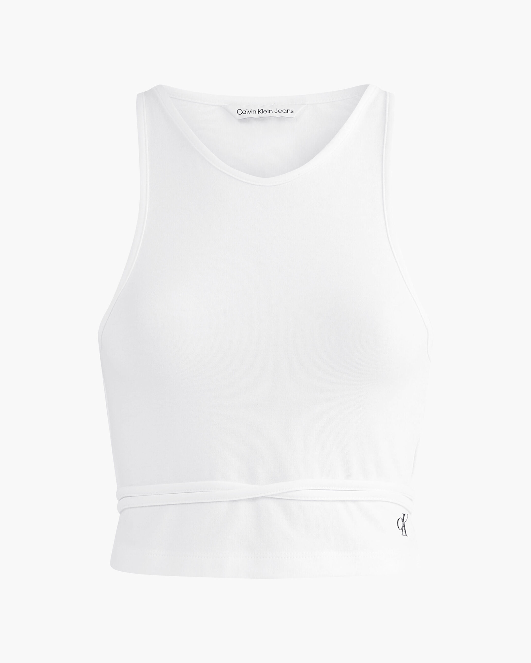 calvin klein women's white tank top