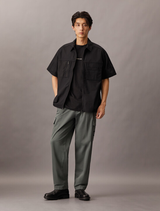 Cotton Twill Cargo Pants