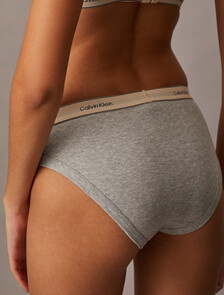 Bikini Briefs - Heritage Cotton, Grey Heather, hi-res