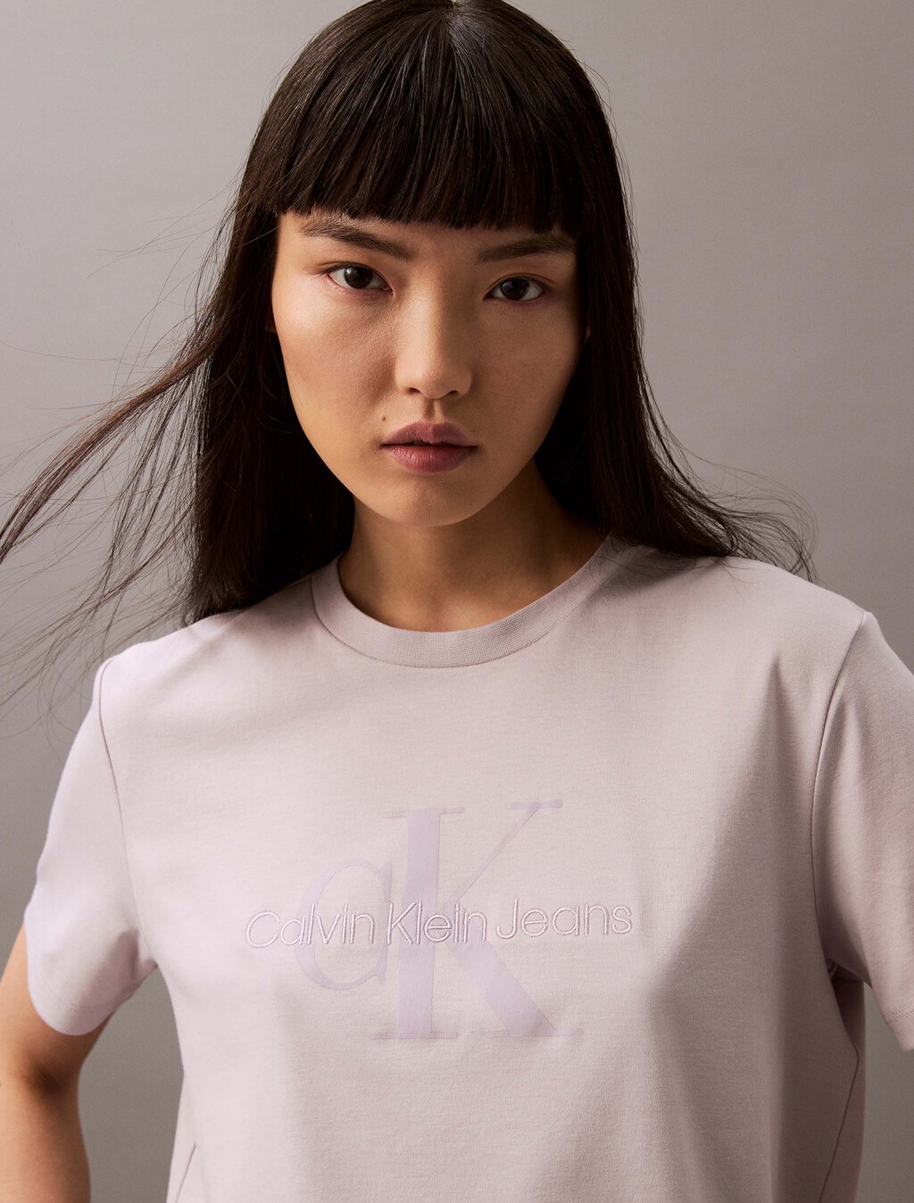 Standard Logo Monogram Tee, Lilac Marble, hi-res