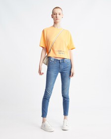 Gradient Shift Logo Oversized Tee, Crushed Orange, hi-res
