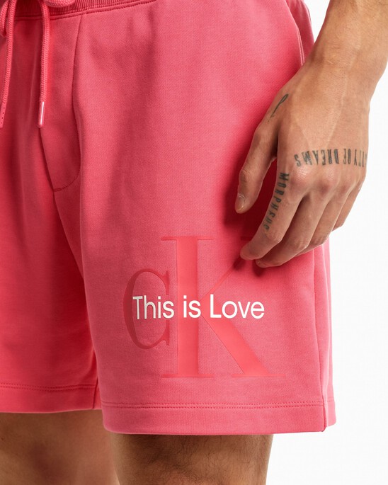 Pride Monogram Sweat Shorts