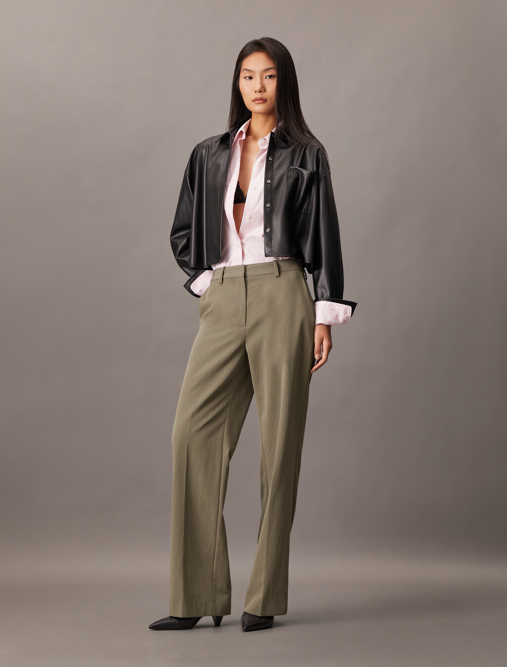 Tailored Flare Trouser, Overcast, hi-res