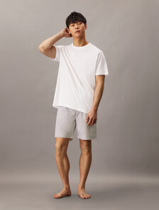 100% Cotton Crewneck Sleep T-Shirt, Classic White, hi-res