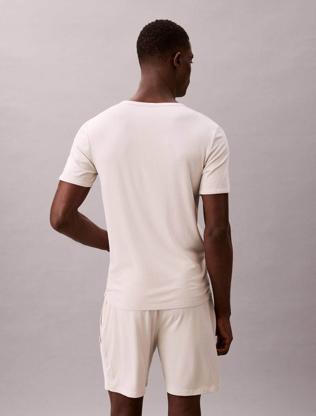 Modal Rib Knit Set, Chalk, hi-res