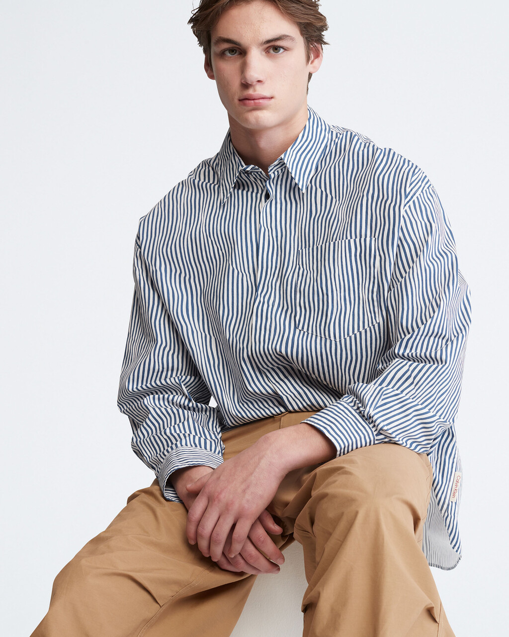 Khakis Relaxed Shirt, Crayon Blue, hi-res