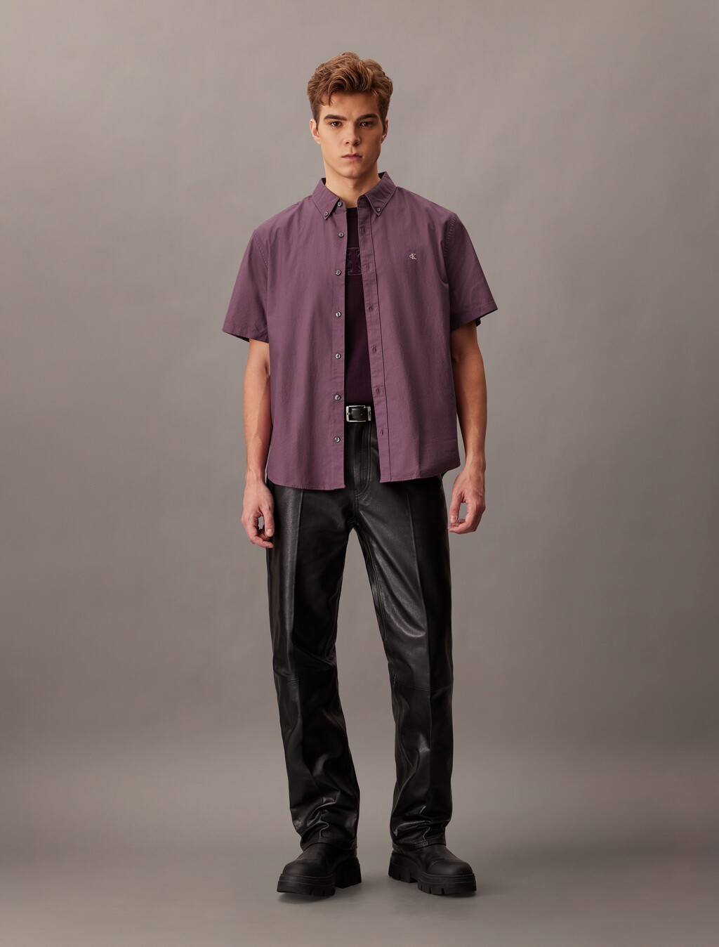 Classic Oxford Shirt, Pale Purple, hi-res