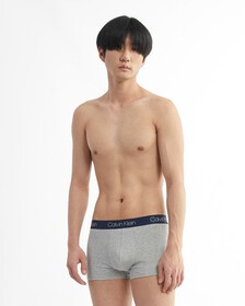 FASHION WAISTBAND TRUNK 3 PACK, Tourmaline/Grey Heather w/ Blue Shadow W, hi-res