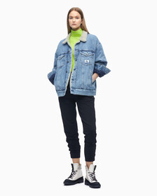 Micro Logo Long Sleeve Tee, Acid Lime, hi-res