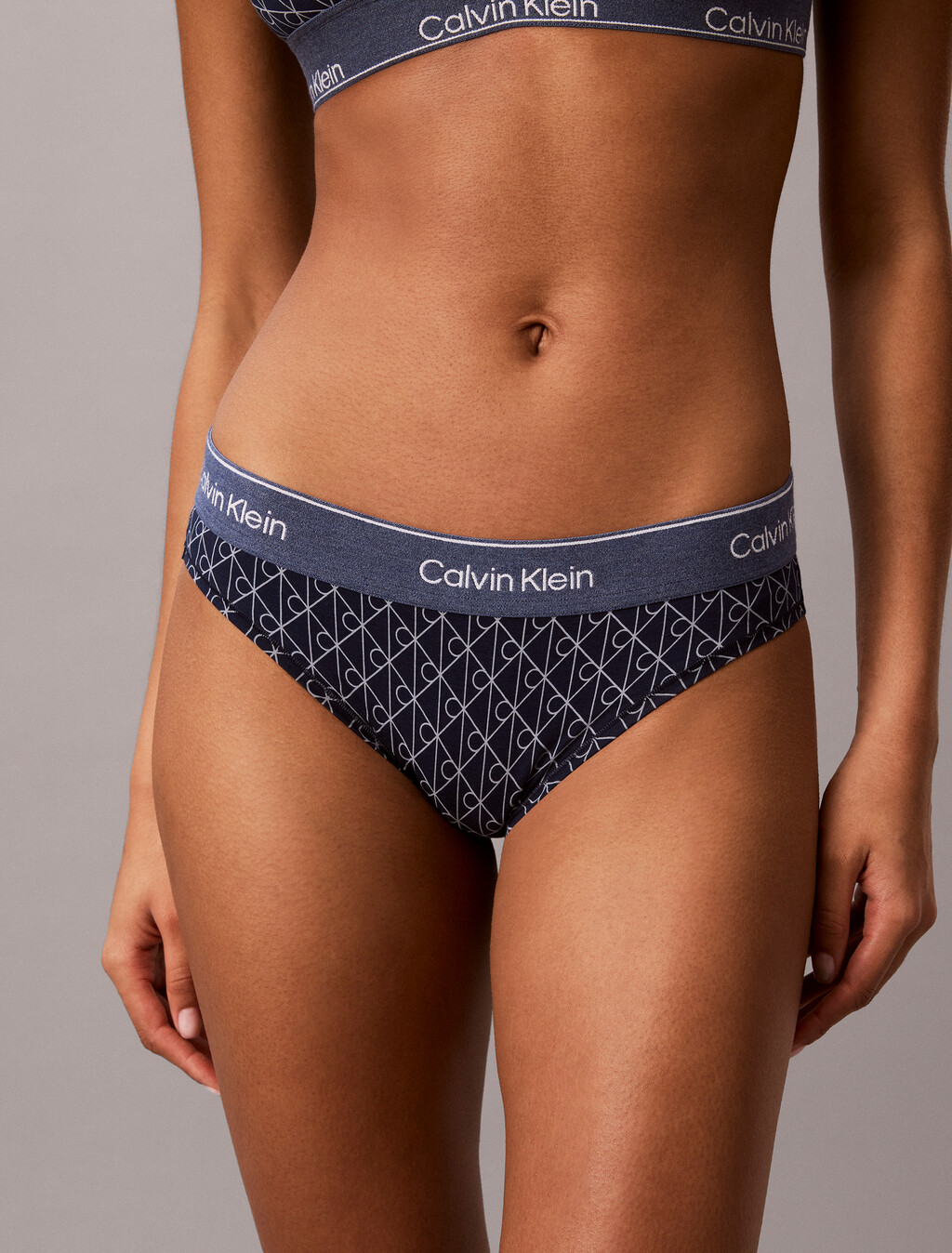 Limited Edition Bikini Briefs - Icon Cotton Modal, Denim Emblem Pageant Blue, hi-res
