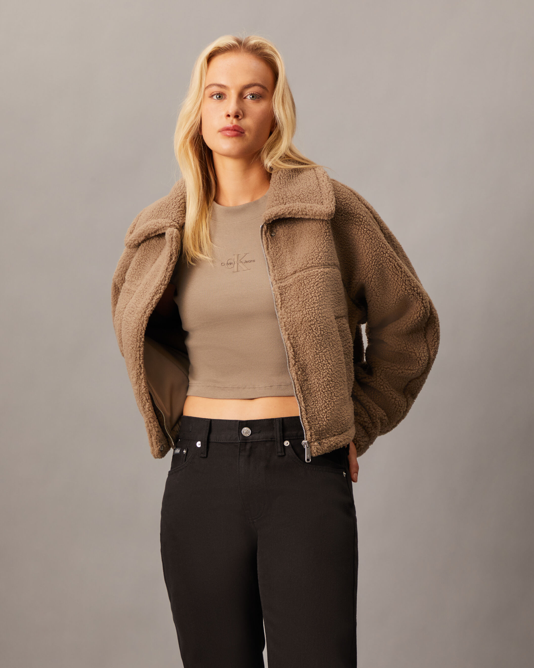 Calvin klein light jacket store