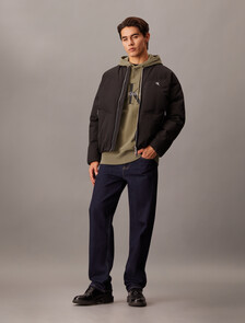 Monogram Relaxed Hoodie, Brindle, hi-res