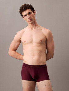 CK Black Low Rise Trunks, Purple Glo, hi-res