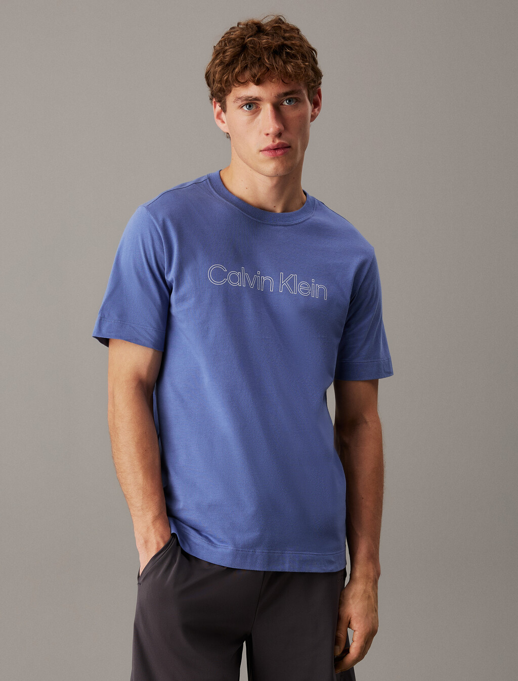 Essentials Short Sleeve Tee, Charmed Blue, hi-res