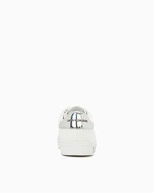 LOGO LACE UP SNEAKERS, Bright White, hi-res