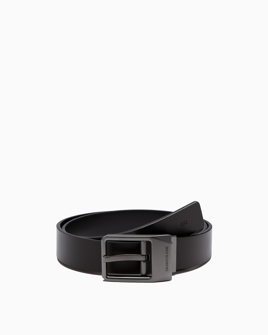 Faceted Belt 35mm, BLK SMTH SPLIT/, hi-res